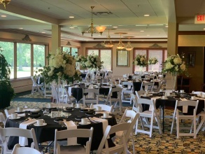 Tall White Centerpieces