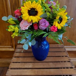 Lutz Vase Arrangement  Sunshine