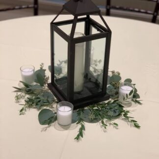Scattered Table Greenery