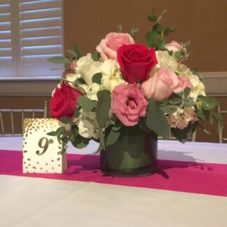 Shades Of Pink Centerpiece