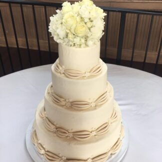 White Cake Topper