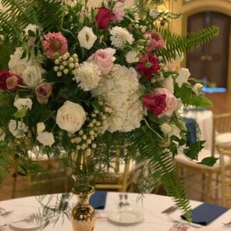 Tall Gold & Blush Arrangement