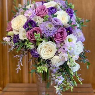 Cascading Purple Garden Bouquet