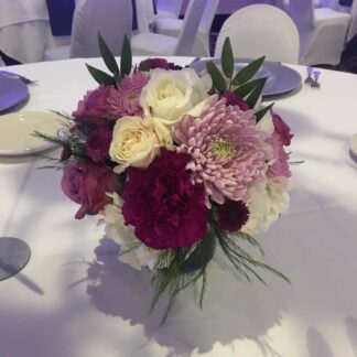 Purple Garden Centerpiece