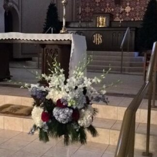 Winter Wonders Altar Arrangement