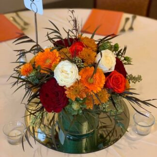 Fall Orange Centerpiece