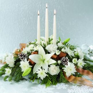 Holiday Winter Centerpiece
