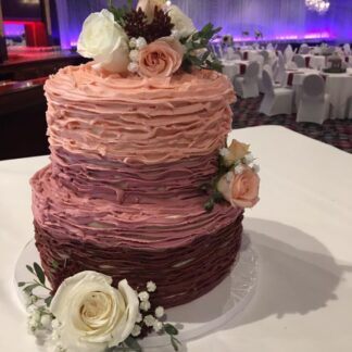 Blush Cake Flowers