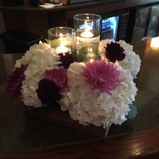 Hydrangea Candle Box