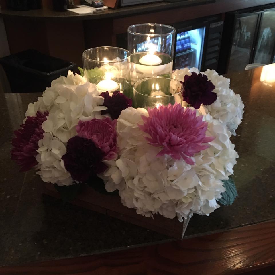 Hydrangea Candle Box