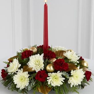 Gold Round Centerpiece