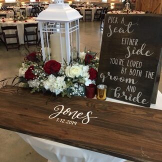 Guest Sign Table