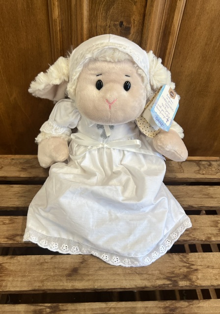 Christening Lamb Stuffed Animal