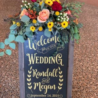 Fall Welcome Floral Swag