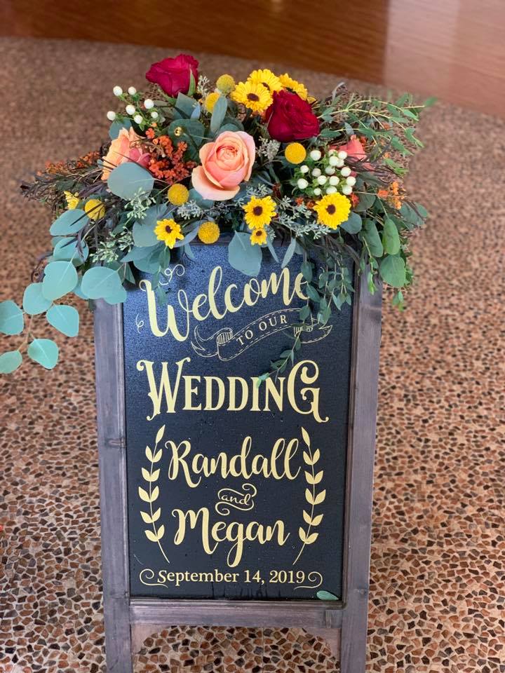 Fall Welcome Floral Swag