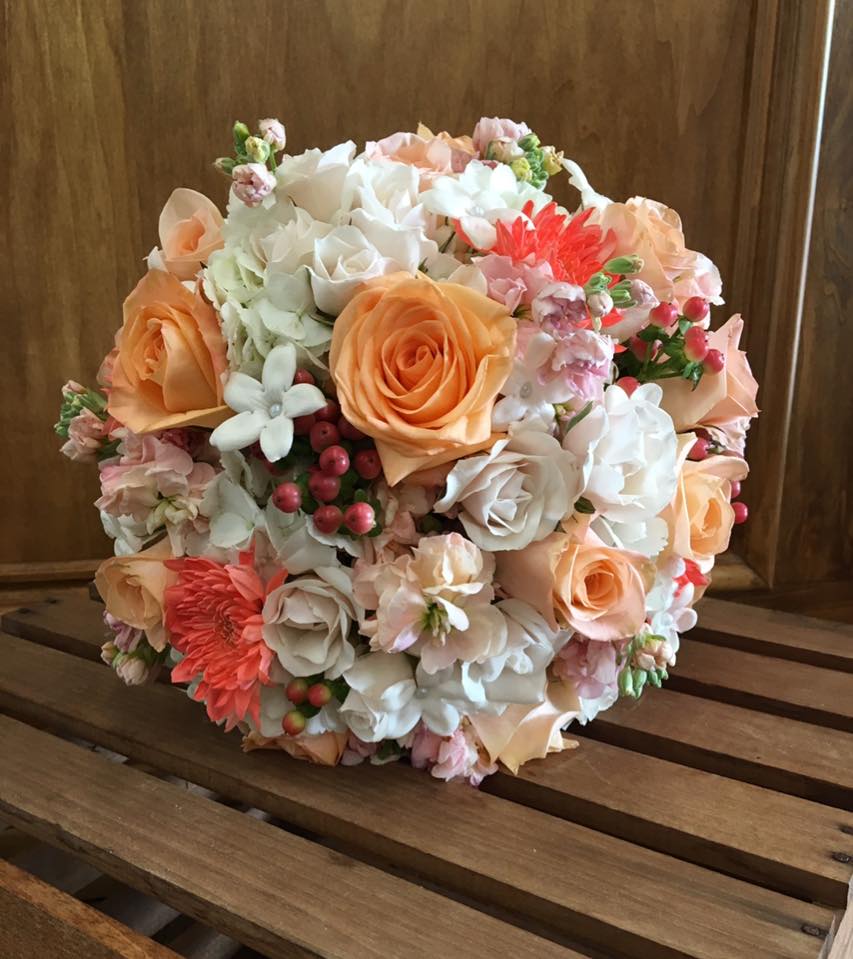 Coral & Peach Bouquet