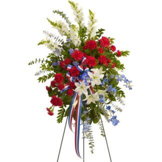 Patriotic Standing Spray