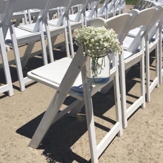 Aisle Jars Of Baby's Breath