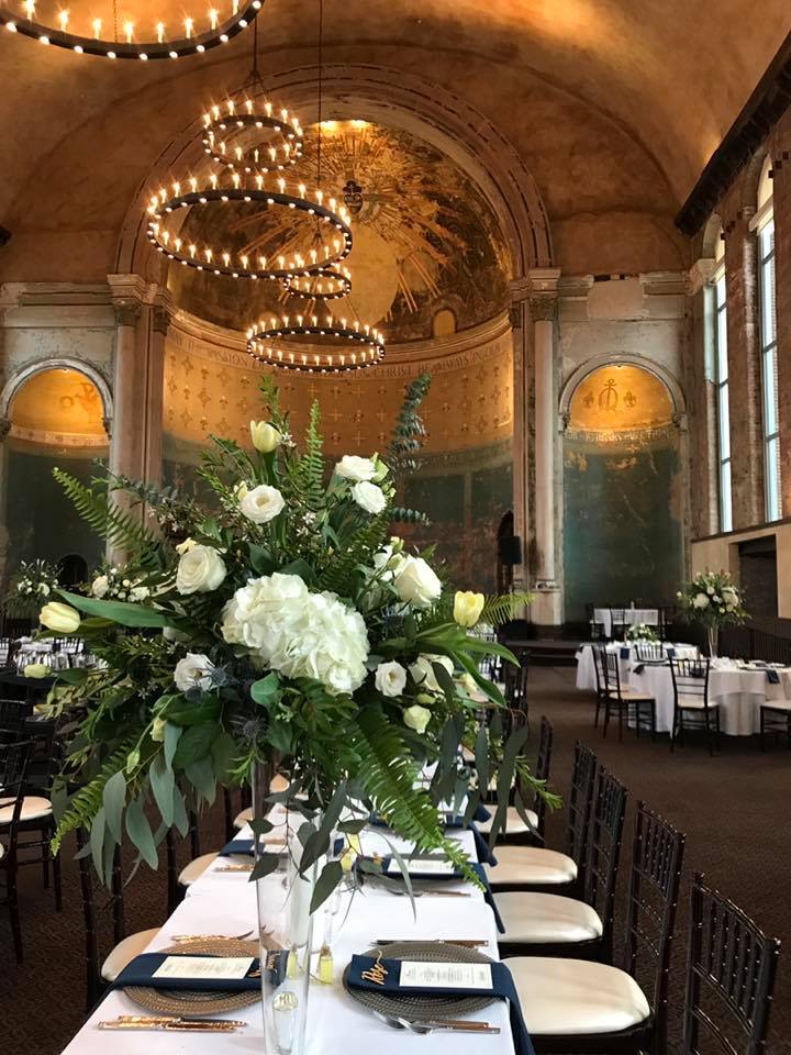Tall Bohemian Greenery Centerpiece