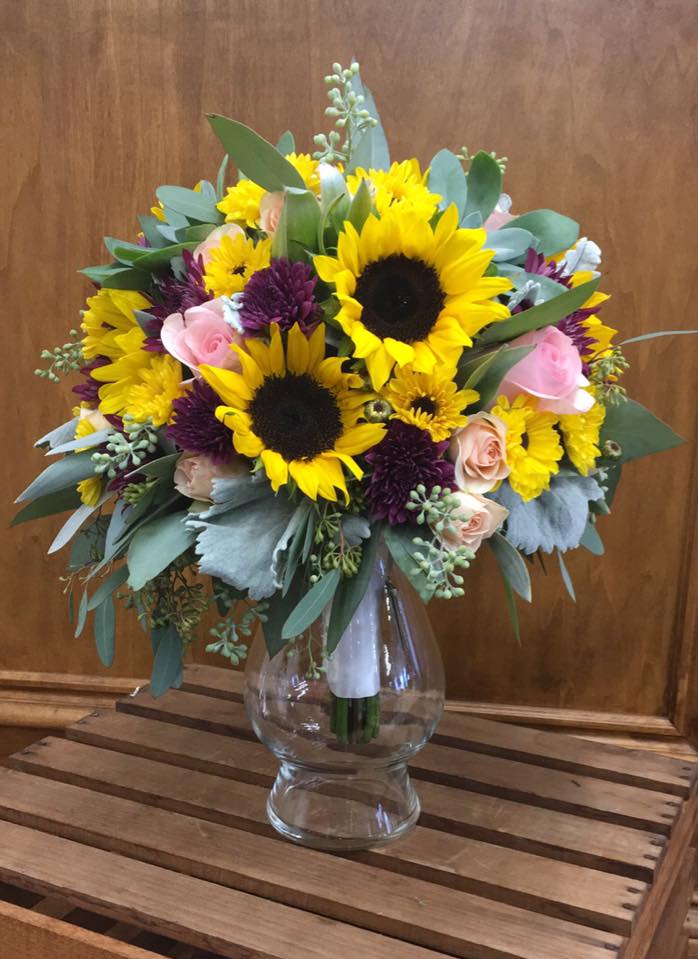 Sunflower Wedding Bouquet