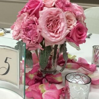 Pretty & Pink Rose Centerpiece
