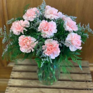 Dozen Pink Carnations