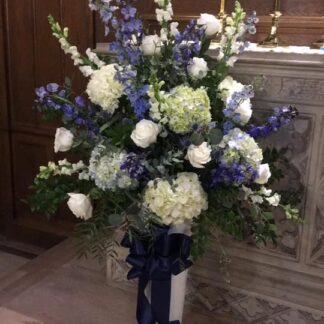 Blue Altar Arrangement