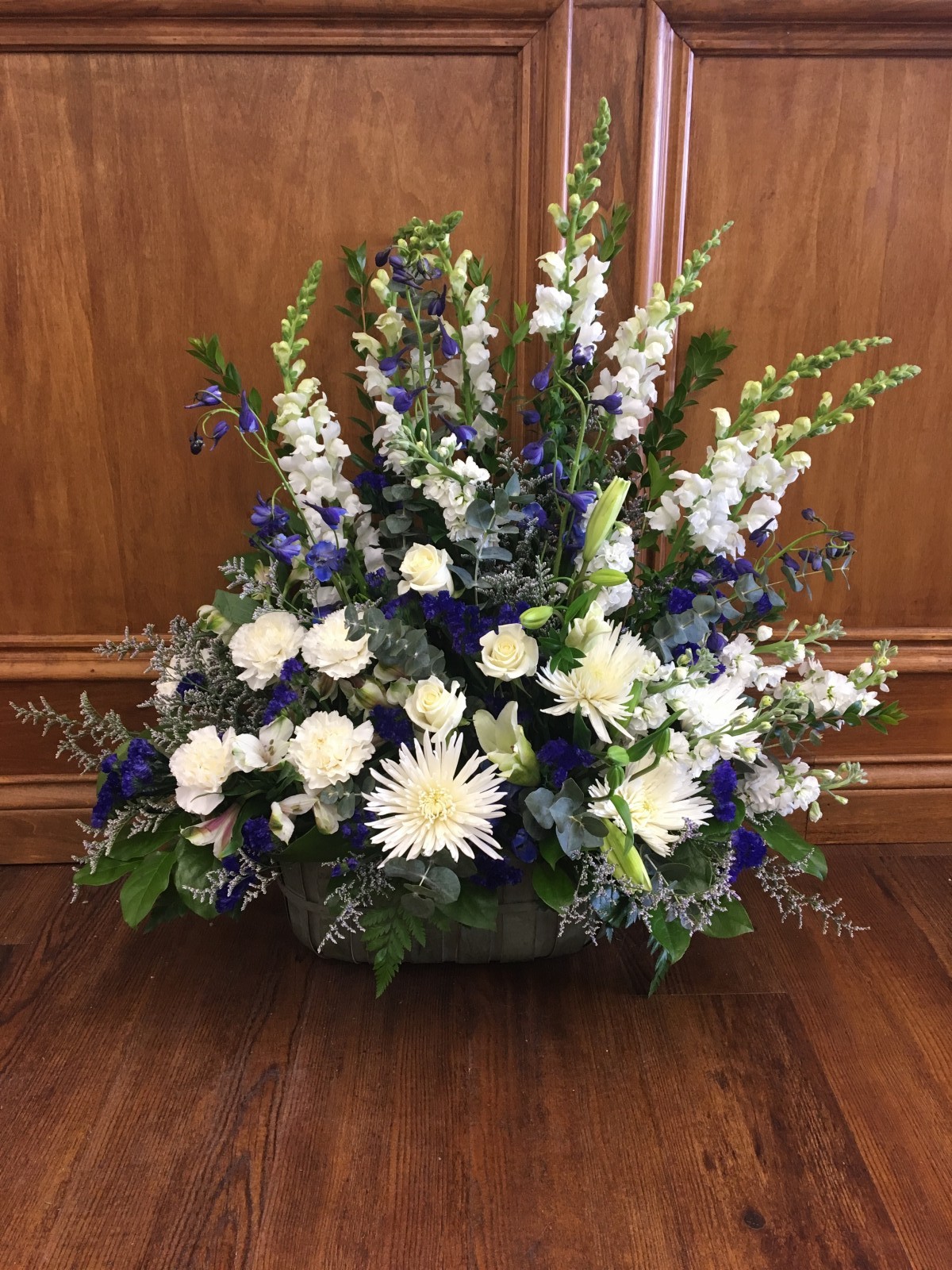 Touch of Blue Basket
