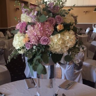 Tall Lush Garden Centerpiece