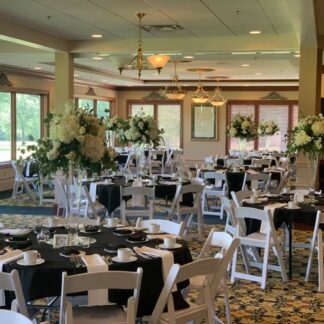 Tall White Centerpieces