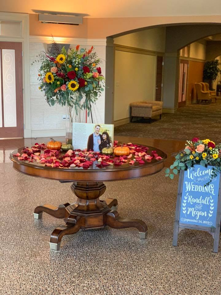 Reception Welcome Table