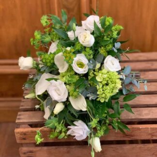 Lush Green & White Bouquet