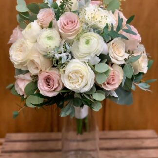 Romantic Pink & White Bouquet