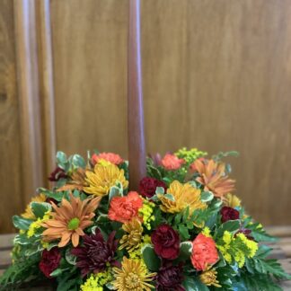 Traditional Thanksgiving Round Centerpiece