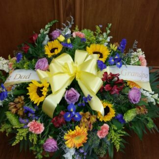 Lutz Seasonal Mix Casket Spray