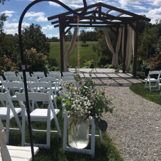 Hanging mason jars