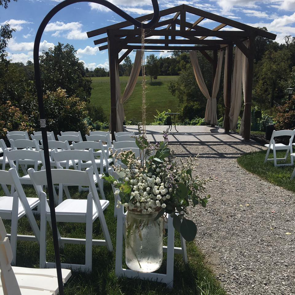 Hanging mason jars