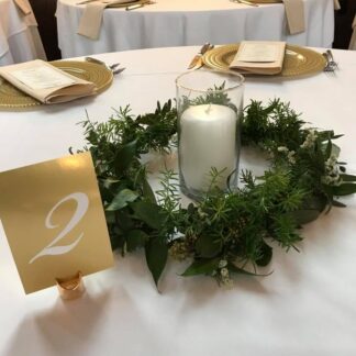 Greenery Candle Ring