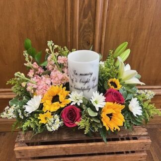 Memorial Candle Arrangement