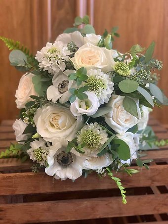 White Anemone Bouquet