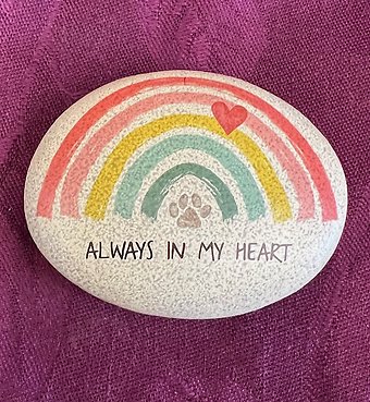 Tiny Always In My Heart Pet Stone