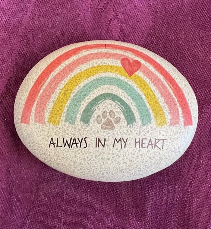 Tiny Always In My Heart Pet Stone
