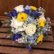 Sunshine & Blue Bouquet
