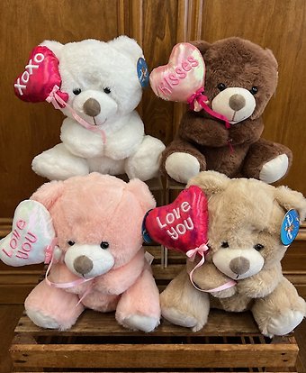 Valentine Balloon Bear