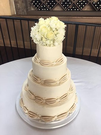 White Cake Topper