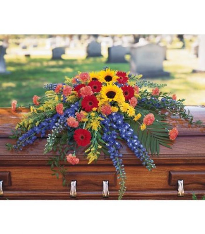 Lutz Summer Casket Spray