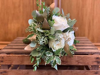 Rose & Gold Bridesmaid Bouquet