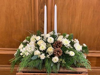 Winters White Centerpiece