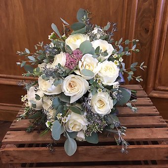 White Bohemian Bouquet