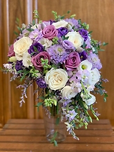 Cascading Purple Garden Bouquet